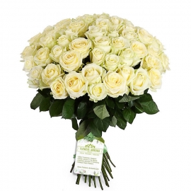 Ծաղկեփունջ «37 Սպիտակ Վարդեր»