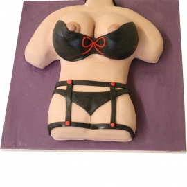 Woman Body Adult Cake